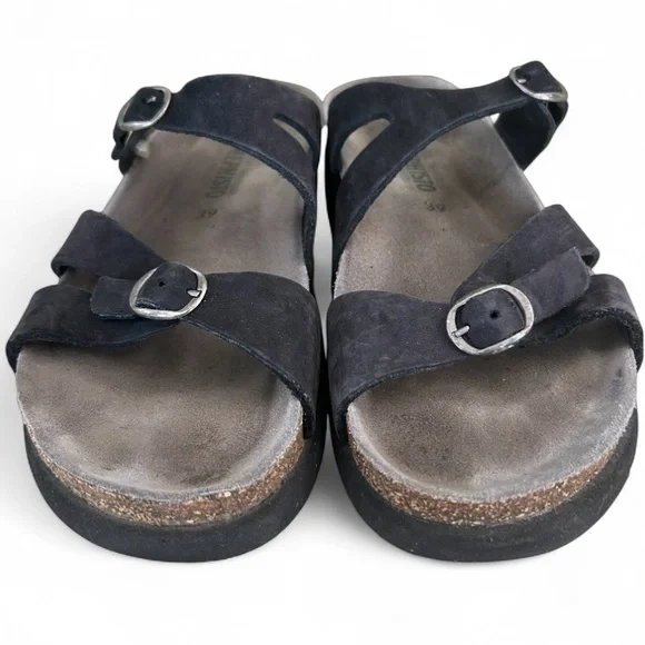 Women’s Mephisto Hannel Sandals, black size 39. (9) - Picture 2 of 3